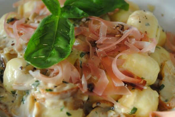 gnocchi z borowikami