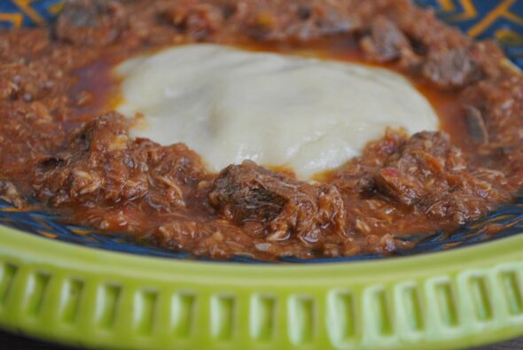 zupa afrykańska z Fufu