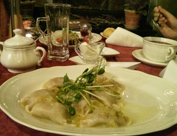 pierogi z cielęciną