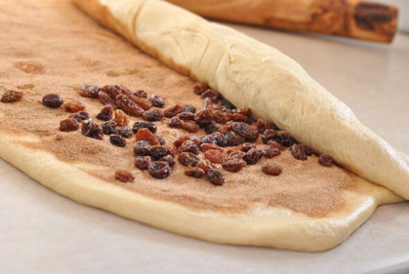 ciasto na bułeczki cynamonowe